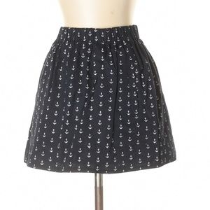 J. Crew XXS Casual Anchor Skirt